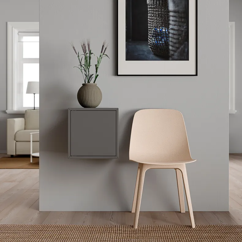 IKEA EKET ЭКЕТ, комбинация настенных шкафов, тёмно-серый, 35x35x35 см 493.076.40 фото №2