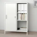 IKEA TROTTEN ТРОТТЕН, шкаф с раздвижными дверцами, белый, 80x55x110 см 604.747.60 фото thumb №9