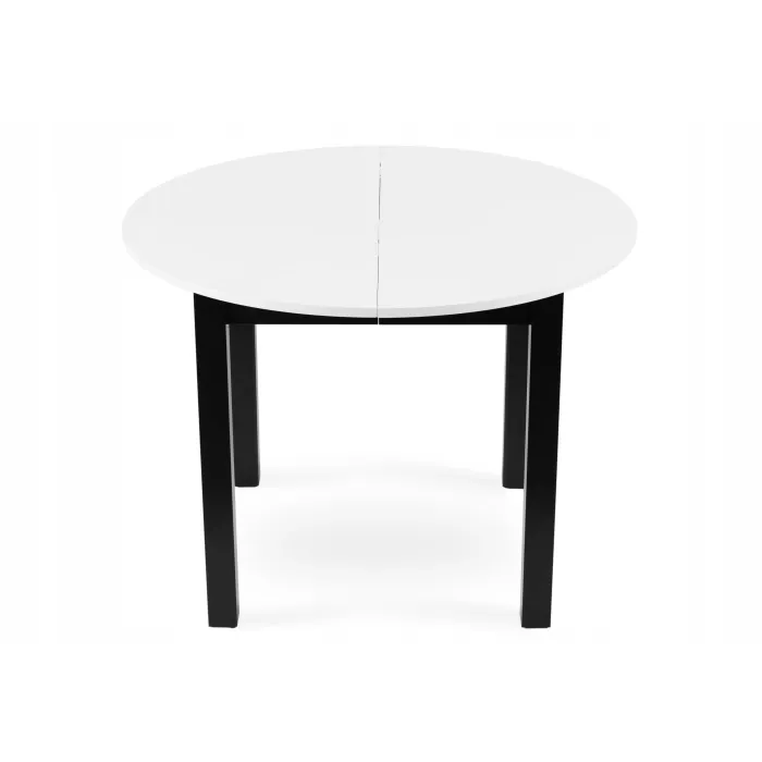 Стол кухонный раскладной MEBEL ELITE HARRY 102-142х102 см, белый / черный фото №5