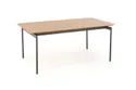 Кухонный стол HALMAR SMART 170-250x100 см дуб натуральный/черный фото thumb №9