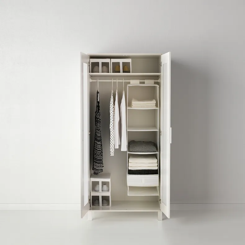 IKEA SKUBB СКУББ, модуль для зберігання, 6 відділень, білий, 35x45x125 см 002.458.80 фото №4