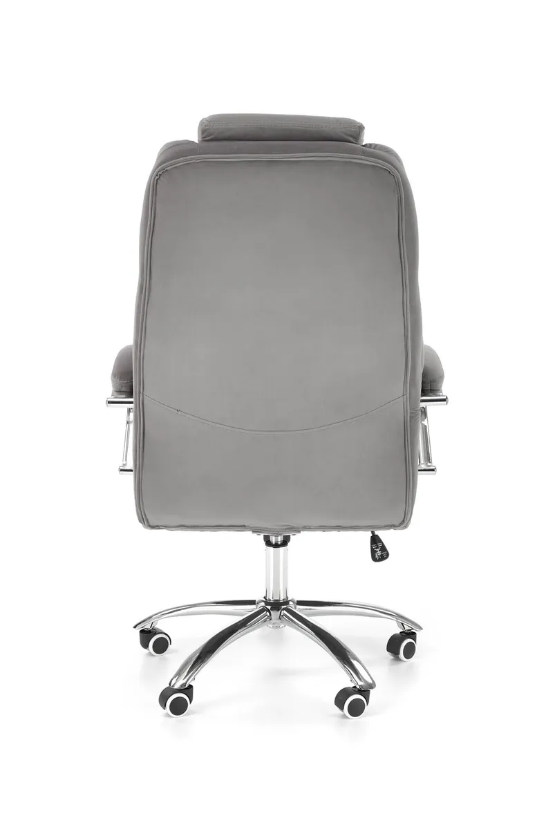 Кресло компьютерное офисное вращающееся HALMAR KING 2, ткань, серый фото №11