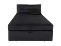 BRW Диван-кровать Rico с ящиком для хранения и регулировкой спинки черный, Kronos 7 Black LO-RICO-LBK-G2_BD57F4 фото thumb №2