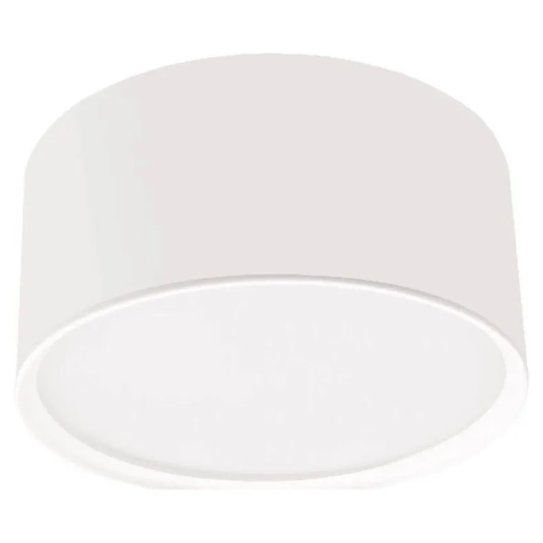 BRW Стельовий світильник для ванної Kendal круглий світлодіодний 6 Вт білий 082459 фото №1