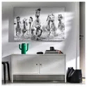 IKEA BJÖRKSTA БЬЙОРКСТА, картина з рамкою, коні на воді / чорний, 118x78 см 895.089.05 фото thumb №5