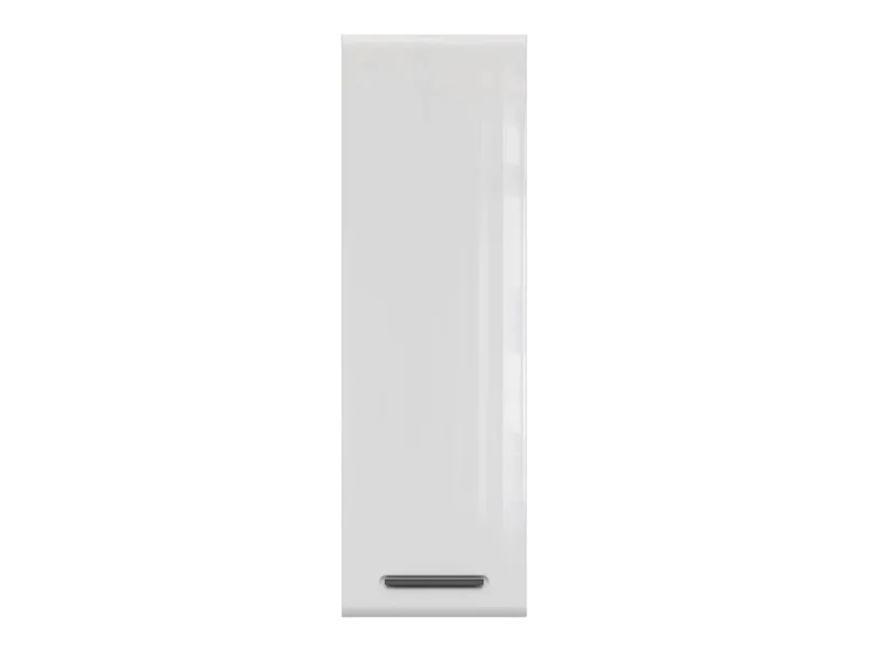 BRW Настінна шафа Assen 40 см з дверцятами білий глянцевий, білий/глянцево-білий SFW1D/13/4-BI/BIP фото №2