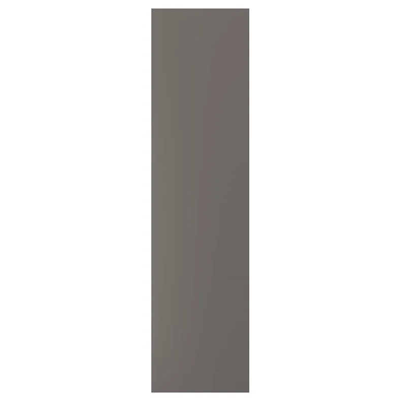 IKEA FORSAND ФОРСАНД, дверцята з петлями, темно-сірий, 50x195 см 294.362.52 фото №1