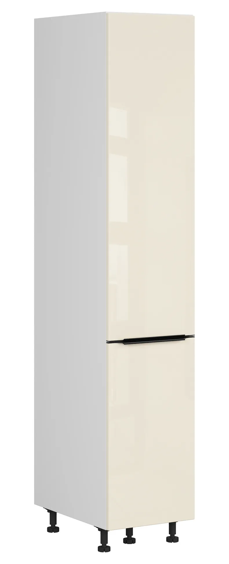 BRW Кухонный шкаф Sole L6 высотой 40 см с корзиной для груза магнолия жемчуг, альпийский белый/жемчуг магнолии FM_DC_40/207_CC-BAL/MAPE фото №2