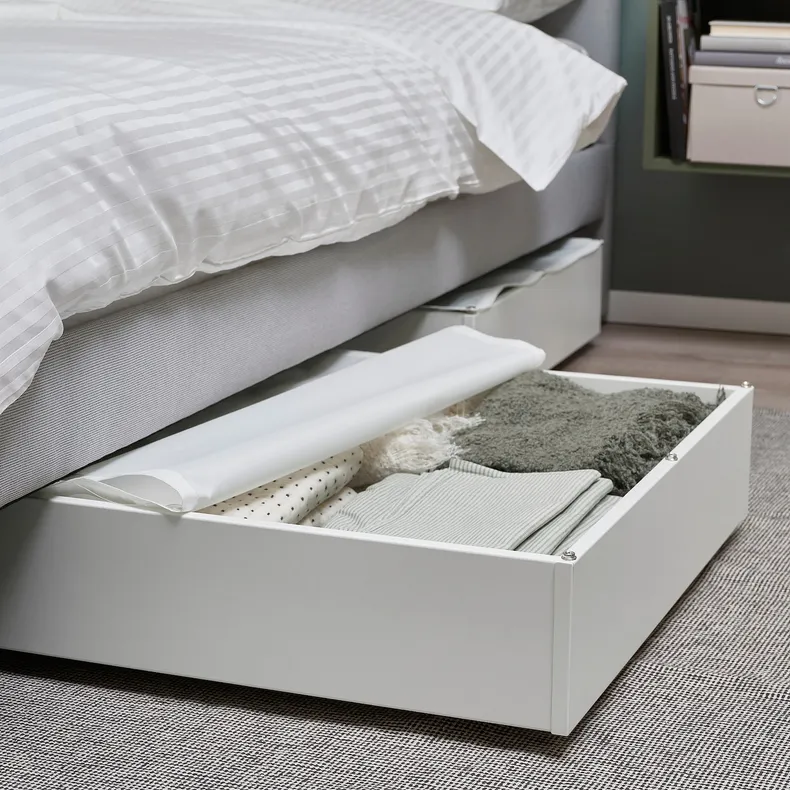 IKEA VARDÖ ВАРДО, коробка під ліжко, білий, 65x70 см 002.226.71 фото №2