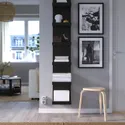 IKEA LACK ЛАКК, навісний стелаж, чорно-коричневий, 30x190 см 804.305.91 фото thumb №2