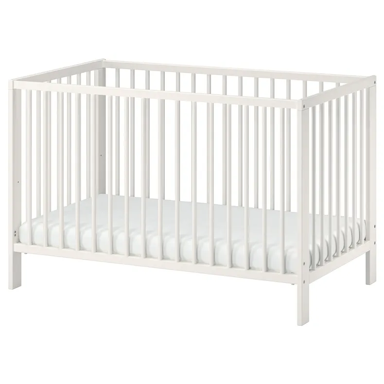 IKEA GULLIVER ГУЛЛІВЕР, ліжко для немовлят, білий, 60x120 см 102.485.19 фото №1