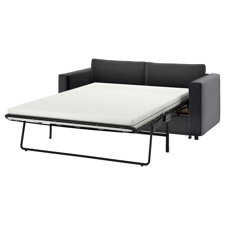IKEA VIMLE ВИМЛЕ, 2-местный диван-кровать, Джупарп темно-серый 995.372.57 фото №1