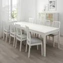 IKEA EKEDALEN ЭКЕДАЛЕН / EKEDALEN ЭКЕДАЛЕН, стол и 6 стульев, белый / светло-серый, 180 / 240 см 192.213.51 фото thumb №5