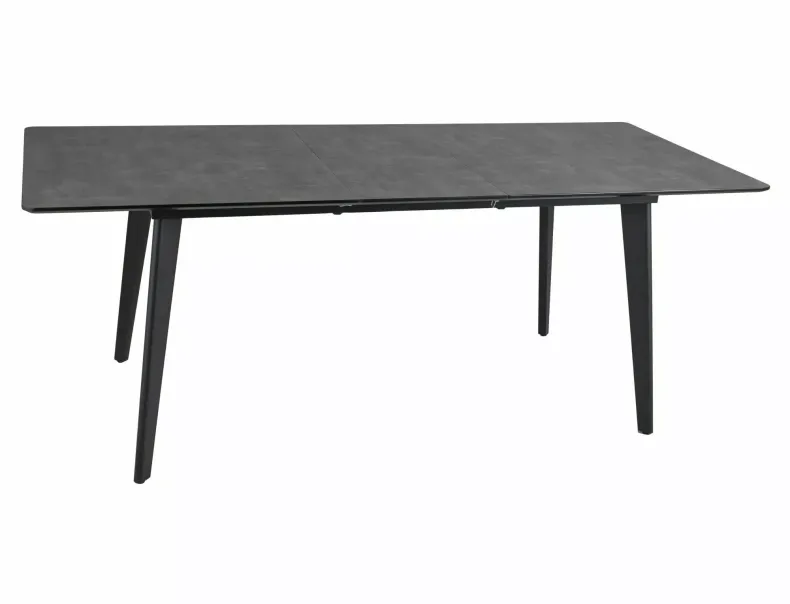 Стол обеденный раскладной SIGNAL RENE 160(200)х90, серый фото №1