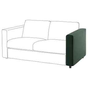 IKEA VIMLE ВІМЛЕ, підлокітник, Джупард темно-зелений 194.335.55 фото