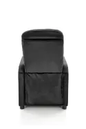 Кресло реклайнер мягкое раскладное HALMAR FELIPE 2, черный фото thumb №3