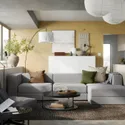 IKEA JÄTTEBO ЭТТЕБО, 4-местный модульный диван+козетка, правый / тонированный серый 894.852.11 фото thumb №2