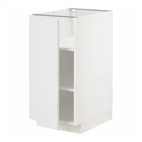 IKEA METOD МЕТОД, напольный шкаф с полками, белый / Стенсунд белый, 40x60 см 494.607.93 фото