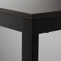 IKEA VANGSTA ВАНГСТА, розкладний стіл, чорний/темно-коричневий, 80/120x70 см 404.201.55 фото thumb №6