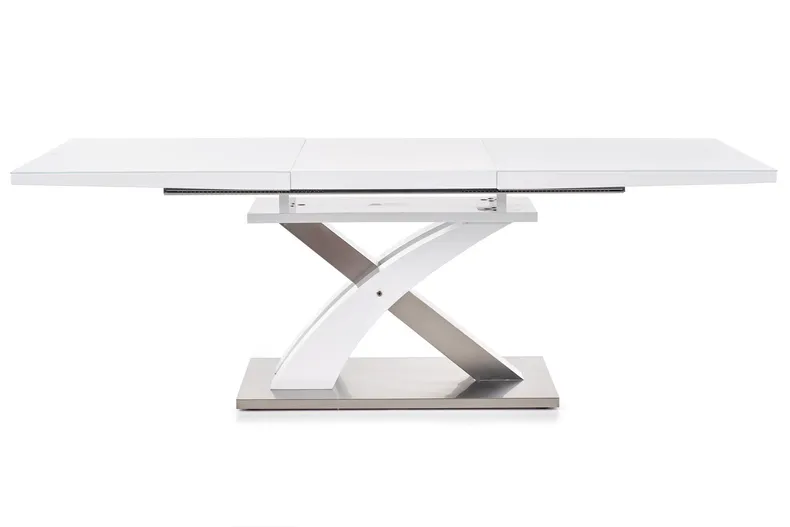 Розкладний кухонний стіл HALMAR SANDOR 2 160-220x90 см білий фото №9