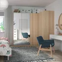 IKEA FORSAND ФОРСАНД, дверцята з петлями, білий морений дуб, 50x195 см 492.843.04 фото thumb №2