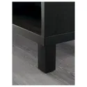 IKEA BESTÅ БЕСТО, тумба под ТВ, черно-коричневый, 120x40x48 см 490.612.28 фото thumb №3