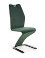 Кухонний стілець HALMAR K442 темно-зелений фото
