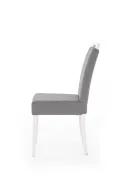 Кухонний стілець HALMAR білий/сірий фото thumb №2