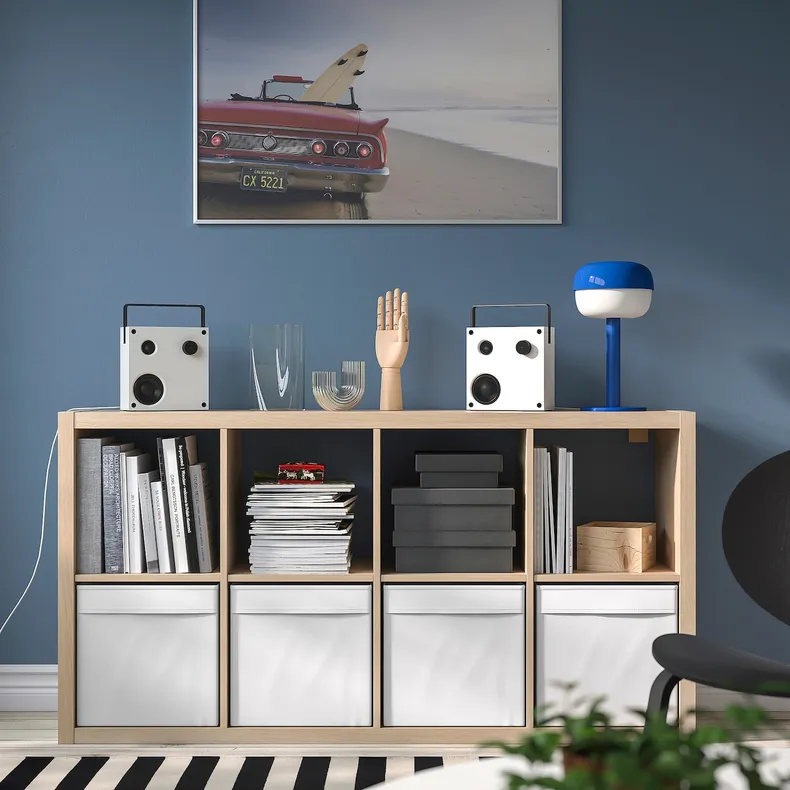 IKEA VAPPEBY ВАППЕБЮ, bluetooth-динамік, білий / 2 шт gen 3, 20x20 см 095.378.41 фото №2