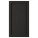 IKEA LERHYTTAN ЛЕРХЮТТАН, фронтальна панель посудомийної маш, чорна морилка, 45x80 см 003.560.76 фото thumb №1