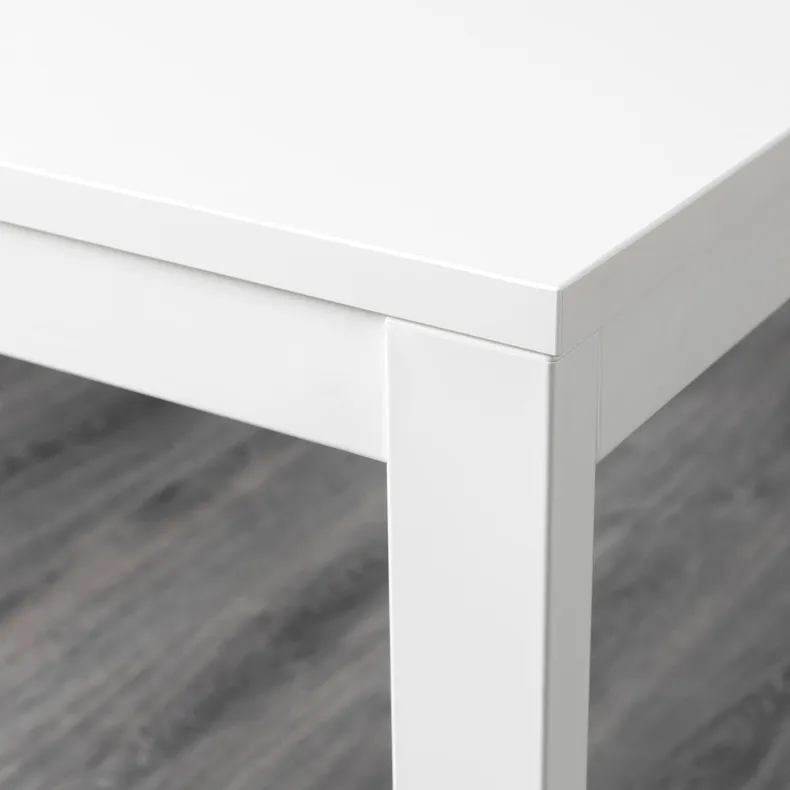 IKEA VANGSTA ВАНГСТА, раздвижной стол, белый, 120 / 180x75 см 803.615.64 фото №4