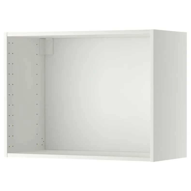 IKEA METOD МЕТОД, каркас навесного шкафа, белый, 80x37x60 см 602.055.22 фото №1