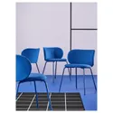 IKEA EKEDALEN ЕКЕДАЛЕН / KRYLBO КРЮЛБУ, стіл+2 стільці, білий / синій Tonerud, 80/120 см 795.703.75 фото thumb №5