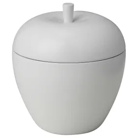 IKEA ANSPRÅKSLÖS АНСПРЕКСЛЕС, ароматична свічка в метал підсвічн, яблуко/яблучно-грушеве біле, 9 см 904.882.04 фото
