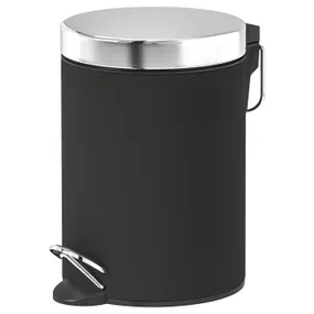 IKEA EKOLN ЕКОЛЬН, кошик для сміття, темно-сірий, 3 л 404.939.10 фото