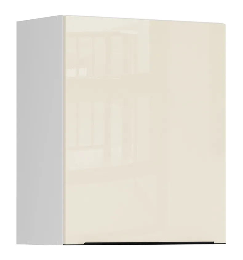 BRW Правосторонний кухонный шкаф Sole L6 60 см магнолия жемчуг, альпийский белый/жемчуг магнолии FM_G_60/72_P-BAL/MAPE фото №2