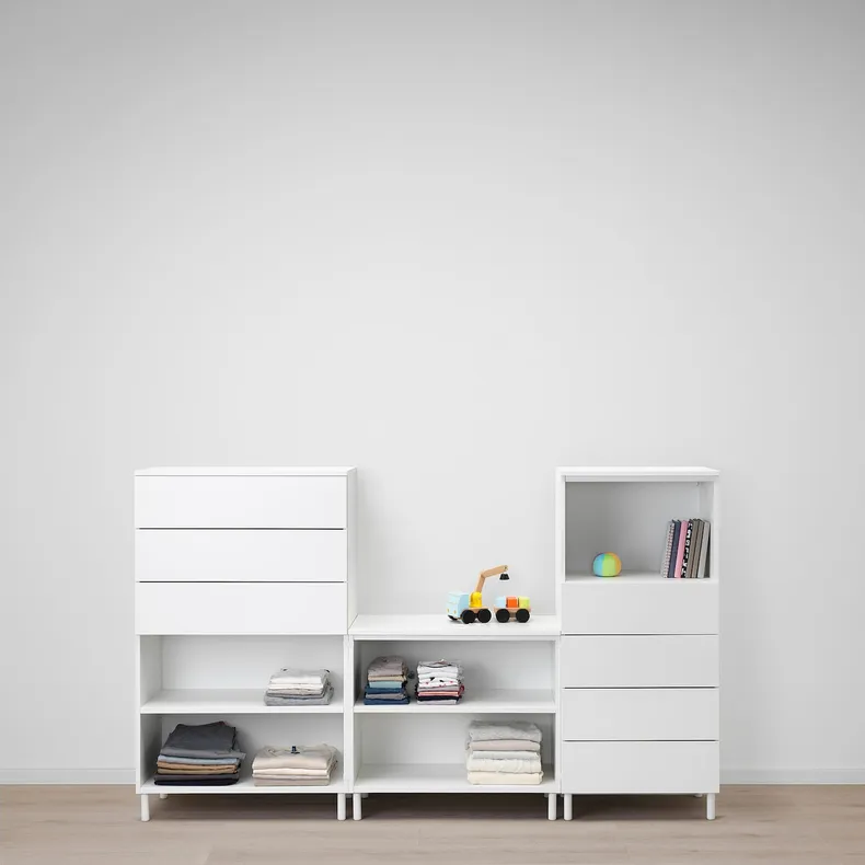IKEA PLATSA ПЛАТСА, комбинация д / хранения, белый / фонен белый, 220x42x133 см 192.521.25 фото №2
