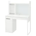 IKEA MICKE МІККЕ, письмовий стіл, білий, 105x50 см 099.030.14 фото thumb №1