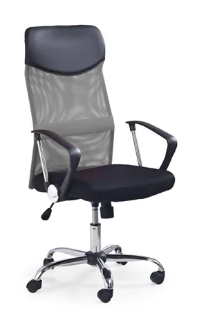 Крісло комп'ютерне офісне обертове HALMAR VIRE сірий фото