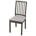IKEA EKEDALEN ЕКЕДАЛЕН, стілець, темно-коричневий / ОРРСТА світло-сірий 803.407.60 фото thumb №1
