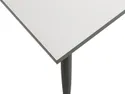 Стол обеденный BRW Saldes, 80х80 см, белый/черный WHITE фото thumb №3