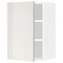 IKEA METOD МЕТОД, шафа навісна із полицями, білий / Ringhult світло-сірий, 40x60 см 194.691.01 фото thumb №1