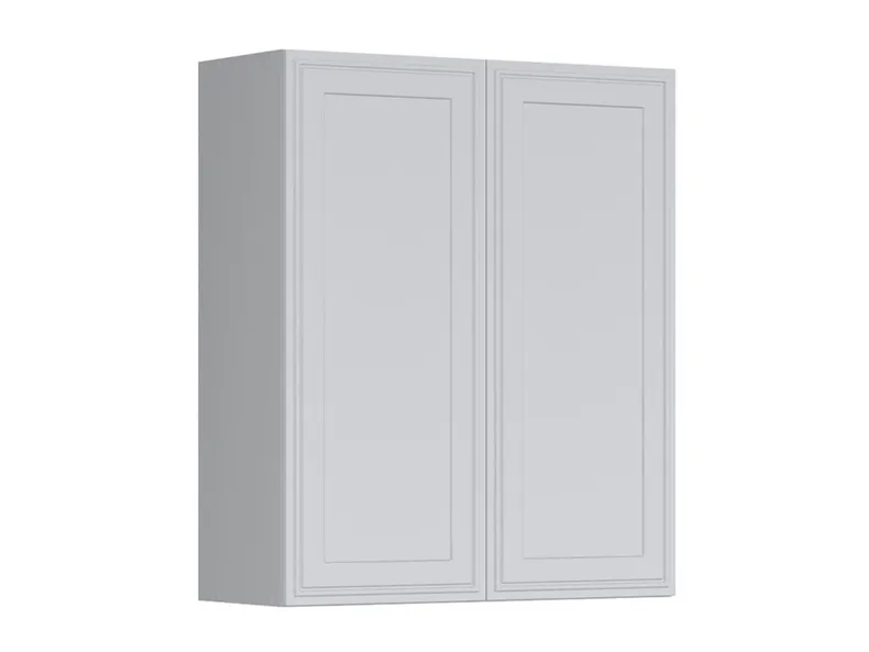 BRW Верхний шкаф для кухни Verdi 80 см двухдверный светло-серый матовый, греноловый серый/светло-серый матовый FL_G_80/95_L/P-SZG/JSZM фото №2