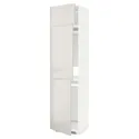 IKEA METOD МЕТОД, высокий шкаф д / холод / мороз / 3 дверцы, белый / светло-серый, 60x60x240 см 294.693.70 фото thumb №1