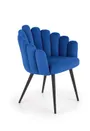Кухонний стілець HALMAR K410 темно-синій фото