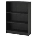 IKEA BILLY БІЛЛІ, книжкова шафа, чорний під дуб, 80x28x106 см 004.773.37 фото thumb №1