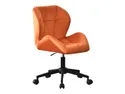 BRW Вращающееся кресло Geo из велюра в медном цвете OBR-GEO-MIEDZ фото thumb №1