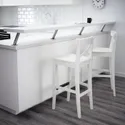 IKEA INGOLF ИНГОЛЬФ, стул барный, белый, 74 см 001.217.66 фото thumb №2