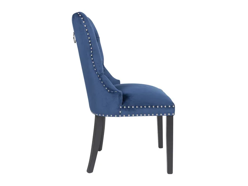 BRW Мягкое кресло Charlot темно-синий велюр SJ80_49-GRANAT фото №3