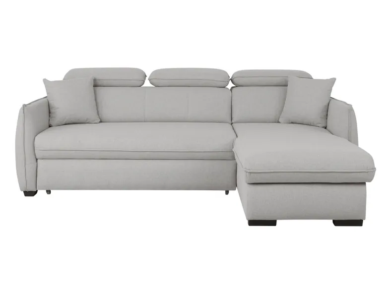 BRW Двосторонній кутовий диван Lopez зі спальним місцем і ящиком для зберігання сірий, Ствол 80 Срібло NA-LOPEZ-URC-G1_BBA5CE фото №1
